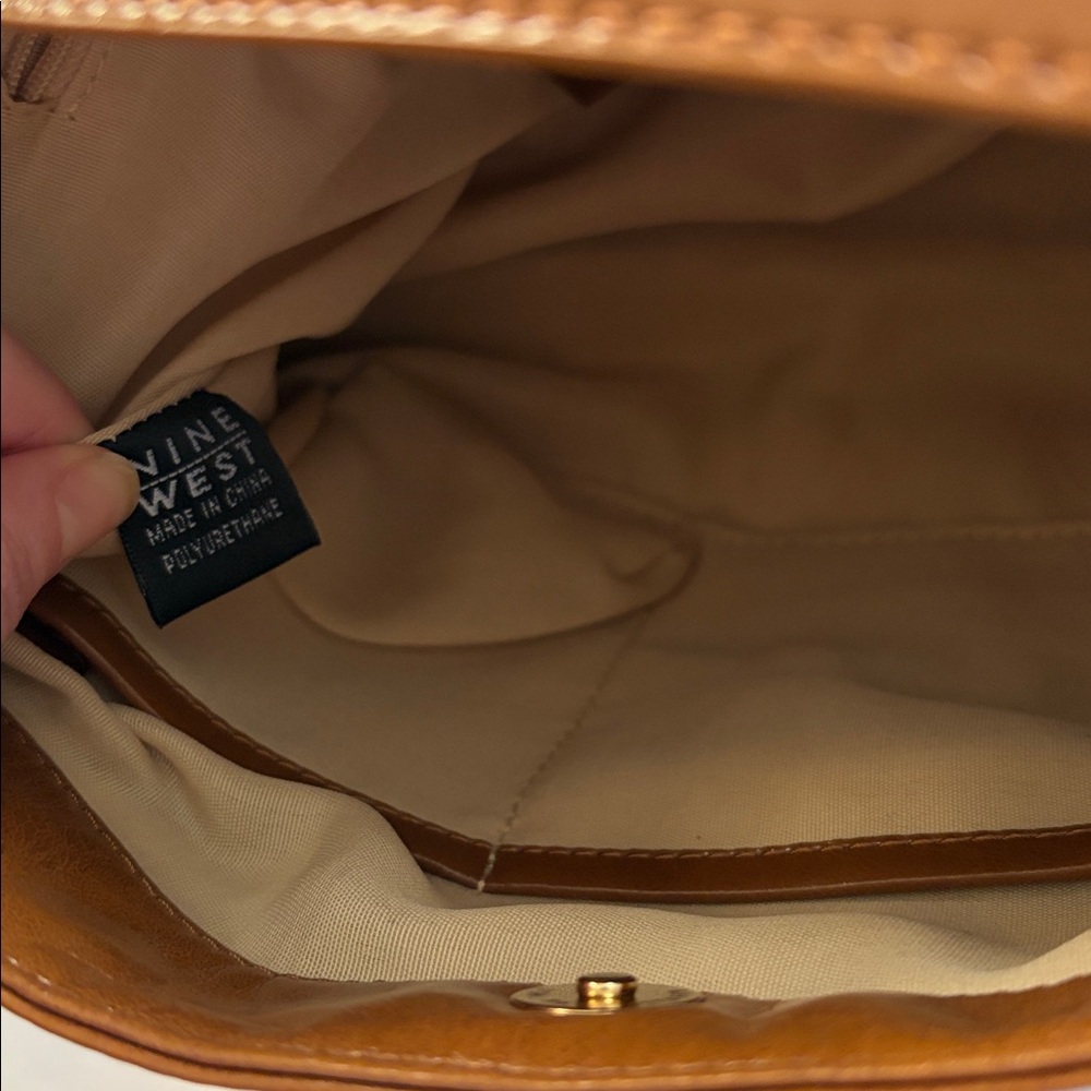 NWT Nine West beautiful brown hobo bag - Picture 9 of 12